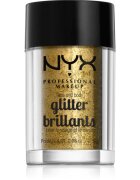 NYX Professional Makeup Face & Body Glitter Brillants брокат за лице и тяло цвят 05 Gold 2.5 гр.