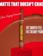 NYX Professional Makeup Fat Matte балсам за устни с матиращ ефект Beary Nude 2 гр.