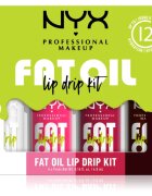 NYX Professional Makeup Fat Oil Lip Drip комплект за устни 4x4.8 мл.