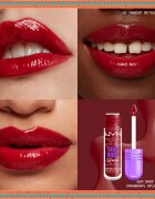 NYX Professional Makeup Gingerbaddie Land Gum Drop блясък за устни цвят 03 Cranberry Splash 1 бр.
