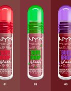 NYX Professional Makeup Gingerbaddie Land Gum Drop блясък за устни цвят 03 Cranberry Splash 1 бр.