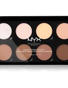 NYX Professional Makeup Highlight & Contour PRO контурираща палитра за лице 8x27 гр.