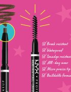 NYX Professional Makeup Micro Brow Pencil молив за вежди цвят 06 Brunette 0.09 гр.