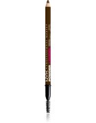 NYX Professional Makeup Powder Louder молив за вежди с четка цвят Espresso 1 бр.