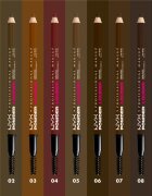 NYX Professional Makeup Powder Louder молив за вежди с четка цвят Espresso 1 бр.