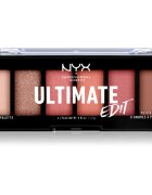 NYX Professional Makeup Ultimate Edit Petite Shadow палитра сенки за очи цвят 01 Warm Neutrals 6x1.2 гр.