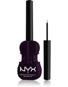 NYX Professional Makeup Wednesday Cello Liquid Liner течна очна линия с матиращ завършек цвят 01 Purple 2 мл.