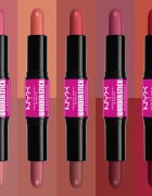 NYX Professional Makeup Wonder Stick Cream Blush двустранна контурираща писалка цвят 03 Coral N Deep Peach 2x4 гр.