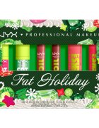 NYX Professional Makeup Xmas Fat Holiday подаръчен комплект за устни 6 бр.