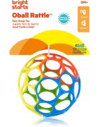 Oball Classic Easy-Grasp Toy играчка за деца от раждането им color mix 1 бр.