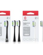 OClean Professional Clean Set резервни глави за четка за зъби Black & White