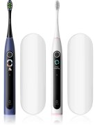 OClean X Lite Set Duo pack четка за зъби ДУО ОПАКОВКА с калъфка за пътуване Dark Blue+Grey