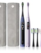OClean X Pro Digital Set комплект за грижа за зъбите Purple & Dark Blue