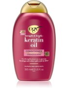 OGX Keratin Oil подсилващ балсам с кератин и арганово масло 385 мл.