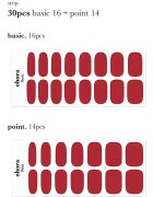 OHORA Gel Nail Sticker N Addict Стикери за нокти цвят NB-022 30 бр.