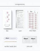 OHORA Gel Nail Sticker N Basic Nails no.3 Стикери за нокти цвят NBS-003 30 бр.