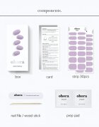 OHORA Gel Nail Sticker N Blueberry Jam Стикери за нокти цвят NB-031 1 бр.