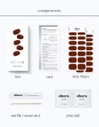 OHORA Gel Nail Sticker N Chilly Стикери за нокти цвят NB-055 1 бр.