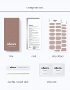 OHORA Gel Nail Sticker N Cream Beige Стикери за нокти цвят NB-075 1 бр.
