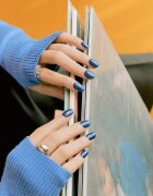 OHORA Gel Nail Sticker N Cream Indigo Стикери за нокти цвят NB-071 1 бр.
