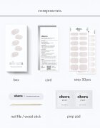 OHORA Gel Nail Sticker N Dress Up Стикери за нокти цвят ND-360 1 бр.