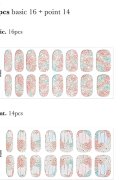 OHORA Gel Nail Sticker N Newtro no.1 Стикери за нокти цвят ND-097 1 бр.