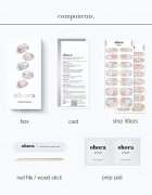OHORA Gel Nail Sticker N Newtro no.1 Стикери за нокти цвят ND-097 1 бр.