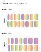 OHORA Gel Nail Sticker N Pastel Стикери за нокти цвят ND-211 1 бр.