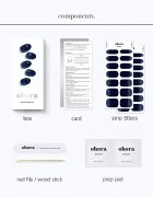 OHORA Gel Nail Sticker N Polaris Стикери за нокти цвят ND-098 1 бр.