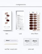 OHORA Gel Nail Sticker N Roasting Стикери за нокти цвят ND-312 1 бр.