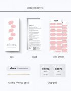 OHORA Gel Nail Sticker N Tint Baby Стикери за нокти цвят NB-102 1 бр.