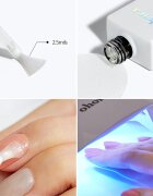 OHORA Pro Glossy Top Gel покривен лак за нокти за сияен блясък 10 мл.