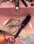 Olivia Garden Club The Glow Blowout Ceramic Round Brush Black кръгла четка за коса S 1 бр.