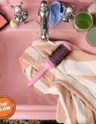 Olivia Garden Club The Glow Blowout Ceramic Round Brush Pink кръгла четка за коса M 1 бр.