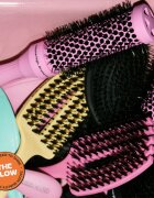Olivia Garden Club The Glow Blowout Ceramic Round Brush Pink кръгла четка за коса S 1 бр.