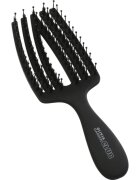 Olivia Garden Club The Nomad Detangling&Shine Fingerbrush​ плоска четка За коса Black 1 бр.