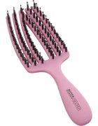 Olivia Garden Club The Nomad Detangling&Shine Fingerbrush​ плоска четка За коса Pink 1 бр.