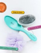 Olivia Garden Club The Reset Wet&Curly Detangling Hairbrush плоска четка с калъфка Mint 1 бр.