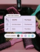 Olivia Garden Club The Reset Wet&Curly Detangling Hairbrush плоска четка с калъфка Pink 1 бр.