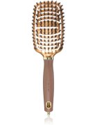 Olivia Garden Expert Flex плоска четка с косми от глиган Gold&Brown 1 бр.