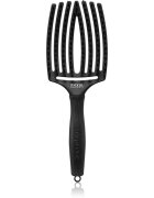 Olivia Garden Fingerbrush Boar & Nylon Четка за коса с влакна от найлон и глиган Full Black L 1 бр.