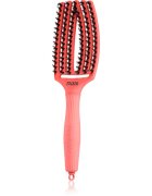 Olivia Garden Fingerbrush Boar & Nylon Четка за коса с влакна от найлон и глиган Red Confidence 1 бр.