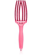 Olivia Garden Fingerbrush L´amour плоска четка За коса Hot Pink 1 бр.