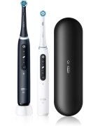 Oral-B iO5 електрическа четка за зъби с калъфка DUO Black & White 2 бр.