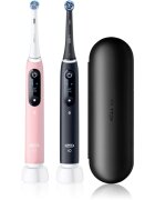 Oral-B iO6 Connected Coach електрическа четка за зъби с калъфка ДУО ОПАКОВКА 2 бр.