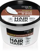 Organic Shop Natural Coconut & Shea интензивна маска за коса с хидратиращ ефект 250 мл.