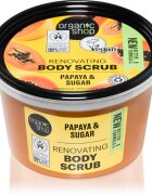 Organic Shop Organic Papaya & Sugar захарен скраб за тяло 250 мл.