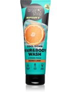 Organic Shop Sport Orange & Mint душ гел за тяло и коса с освежаващ ефект 200 мл.