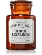 Paddywax Apothecary Vetiver & Cardamom ароматна свещ 226 гр.