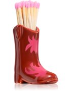 Paddywax Cowboy Boot Match Holder кибритени клечки Red & Pink Flame 25 бр.